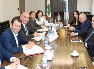 جابر عرض والحاج لمسائل ترتبط بالإيرادات المرتقبة من الاتصالات واستقبل هبة قواس